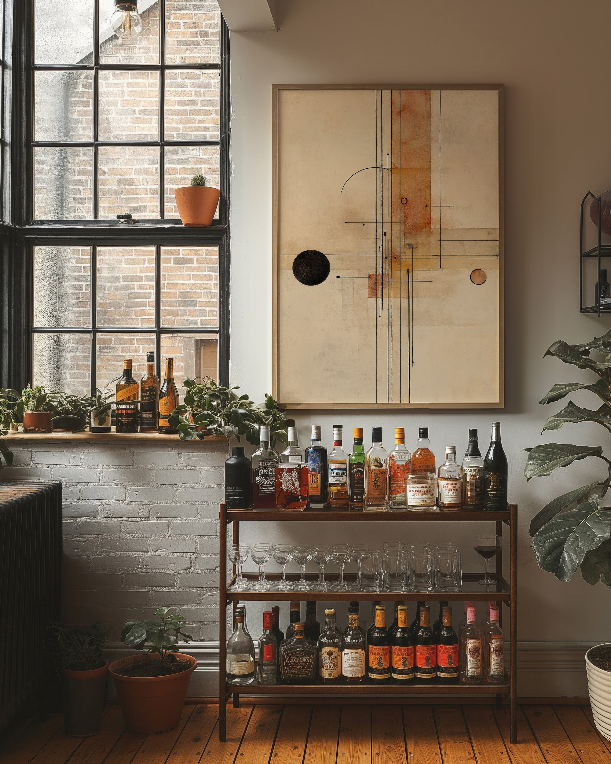 Lines Dance Through Desert Dawn