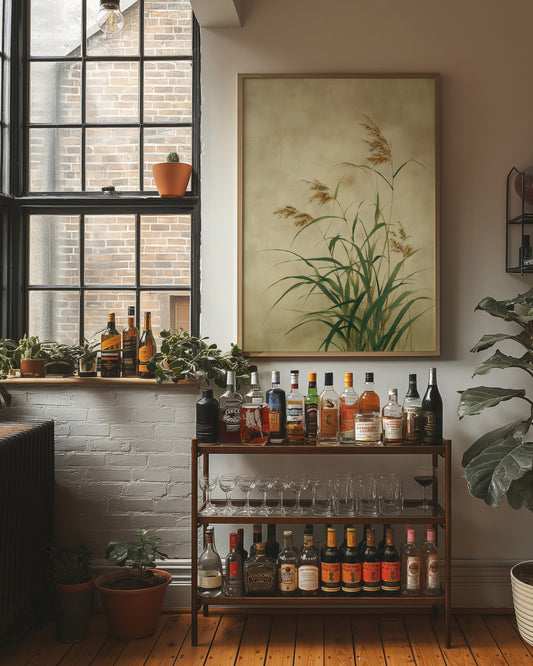 Tall Grasses Dance In Autumn Light