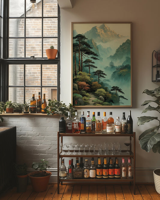 Misty Peaks Call Ancient Pines