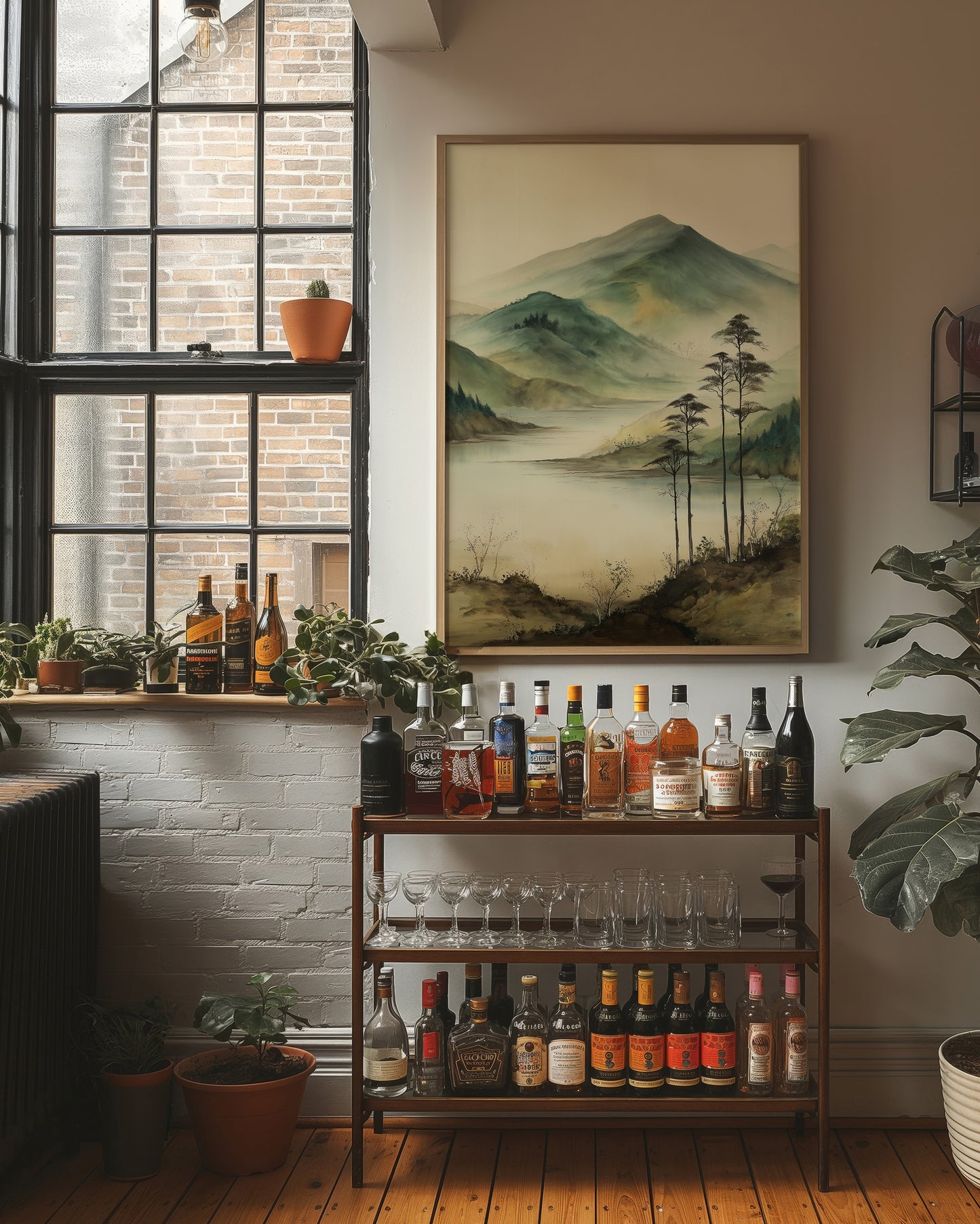 Misty Peaks Meet Urban Spirits