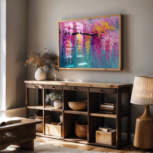 Cherry Blossoms Paint Summer's Symphony