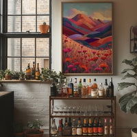 Poppies Dance Through Mountain Dreams