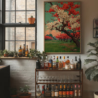 Cherry Blossoms Above Evening Spirits