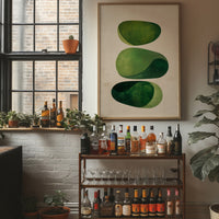 Green Stones Dance In Morning Light