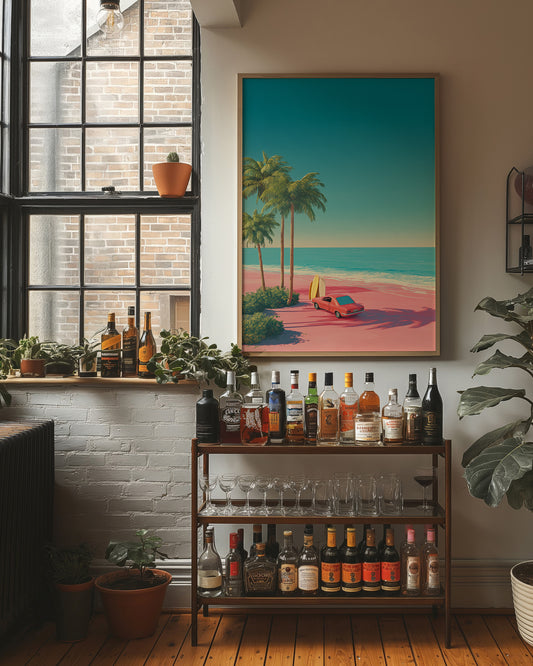 Sunset Shores Meet City Dreams