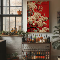 Cherry Blossoms Paint Okinawa Red