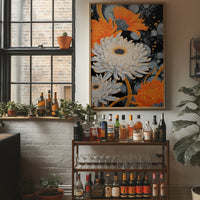 Chrysanthemums Dance Through Midnight Stars