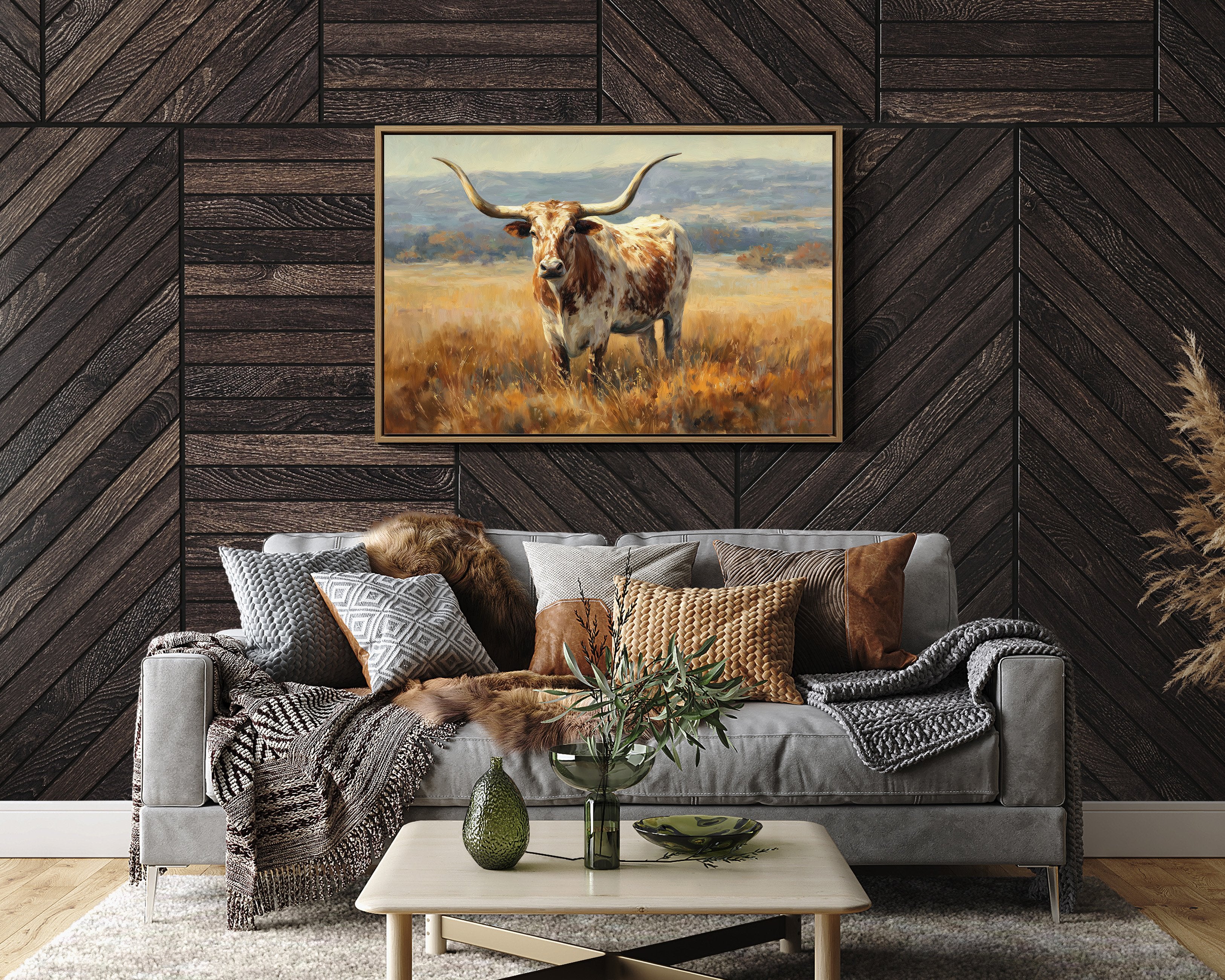 Lone Star Stands In Autumn