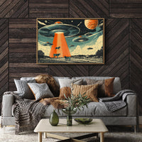 Cosmic Cows Under Orange Beams