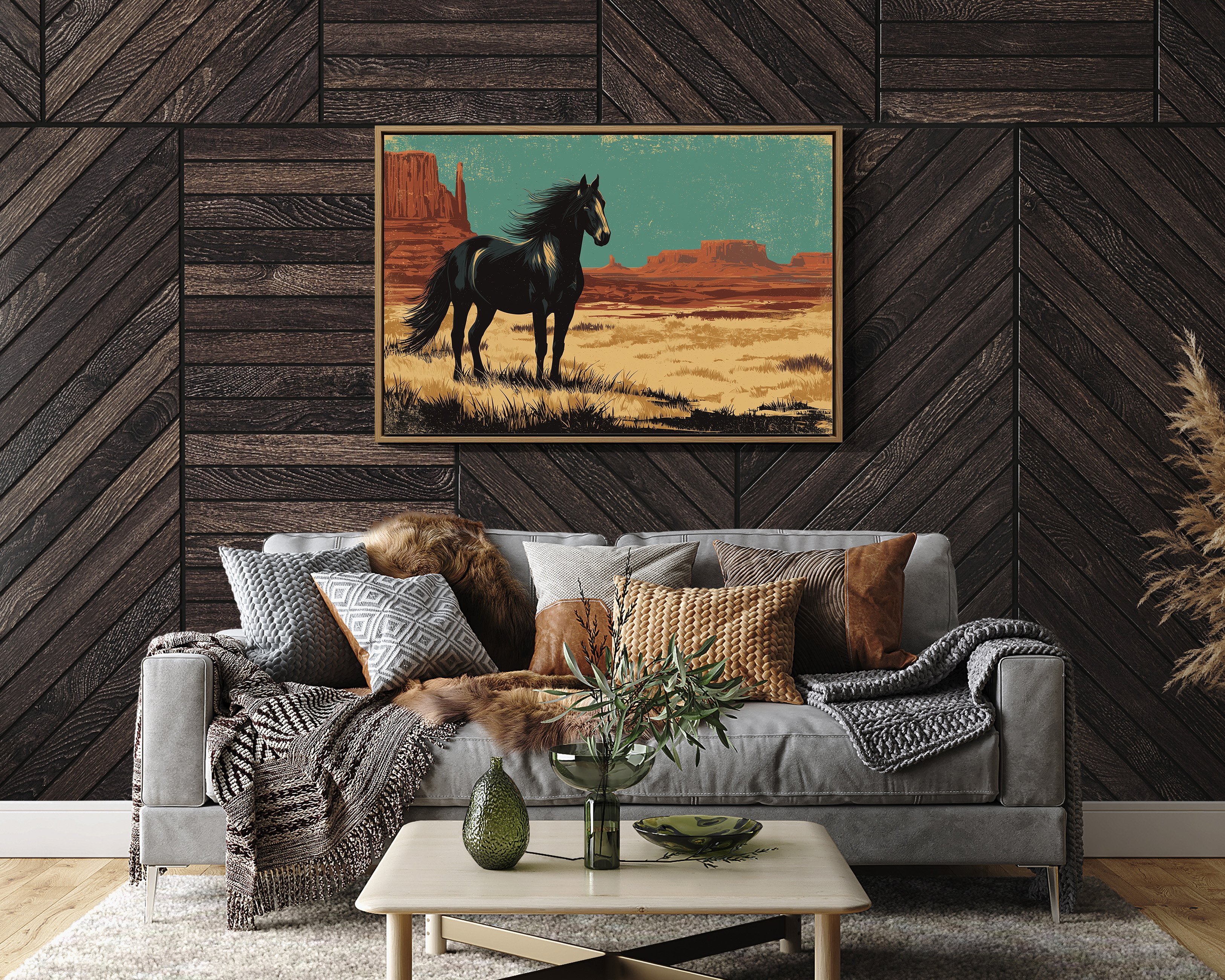 Midnight Stallion Claims Desert Throne