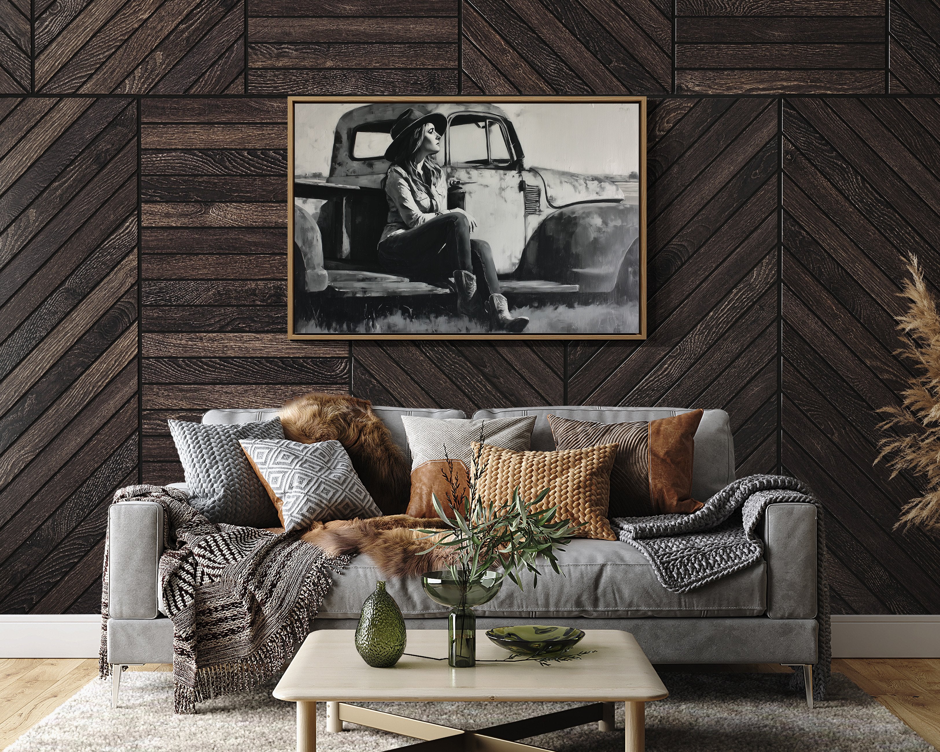 Vintage Soul On Pickup Tailgate