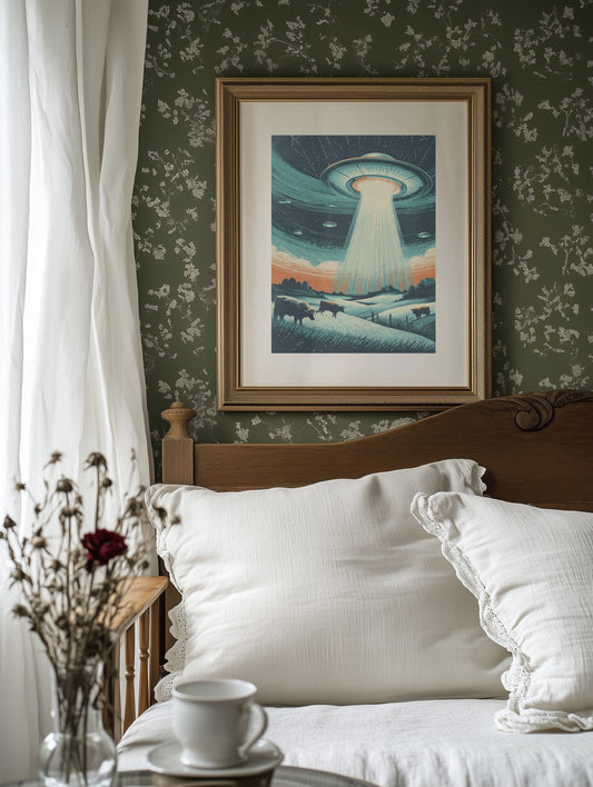 Visitors Above Quiet Pastures