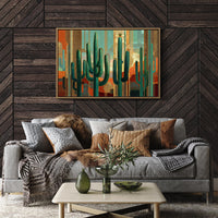 Desert Sentinels In Gilded Light