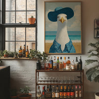 Seaside Gull In Fancy Attire