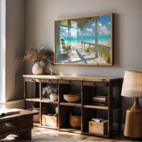 Seaside Porch Beckons Turquoise Waters