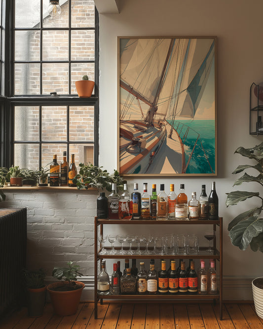 Sailboat Dreams In Afternoon Sun