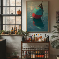 Coastal Buoy Dances With Tide