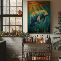 Gentle Giant In Sunlit Waters