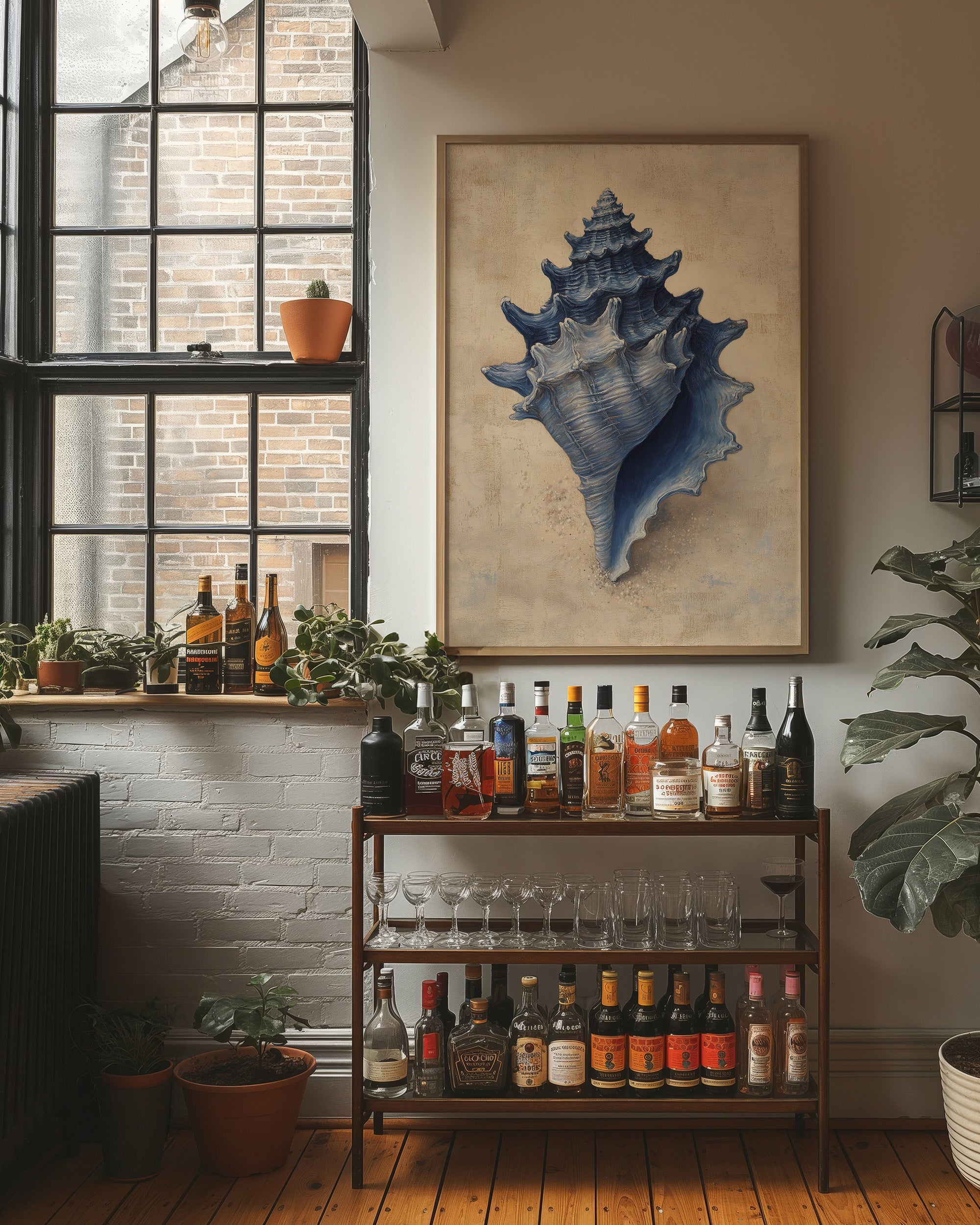 Ocean Memories In Indigo Blue