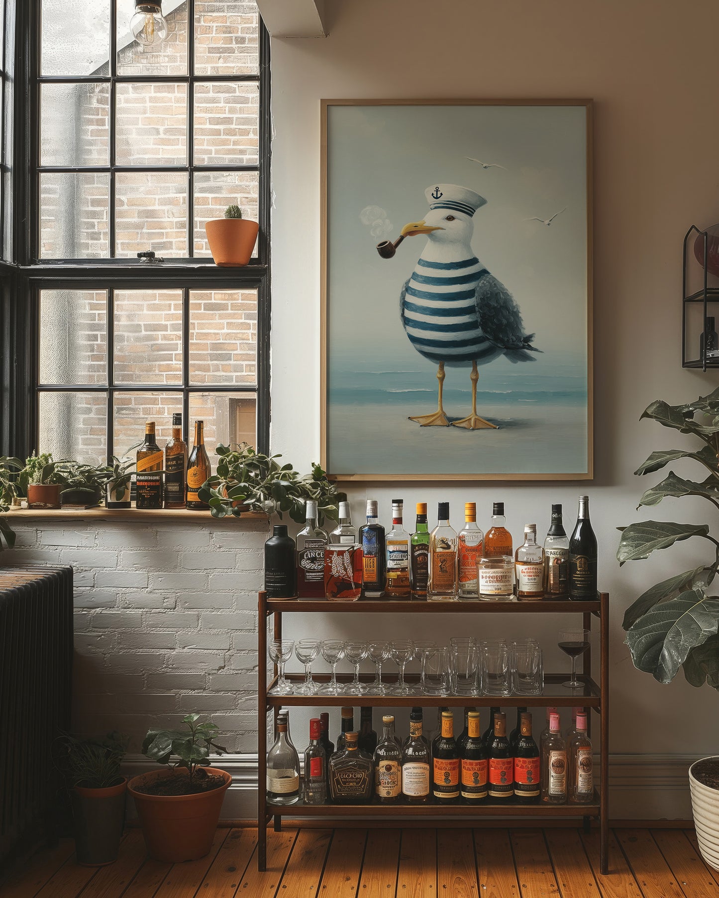 Seafarer's Pipe Dreams At Dusk