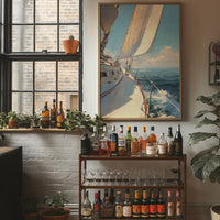 Sails Catch Morning's Azure Promise