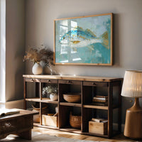 Azure Scales In Coastal Light