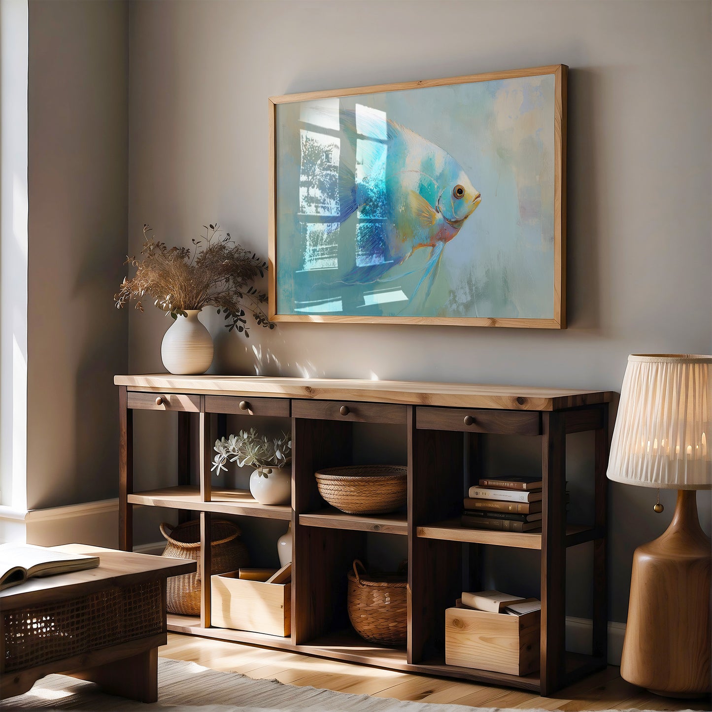 Azure Dancer In Tranquil Waters