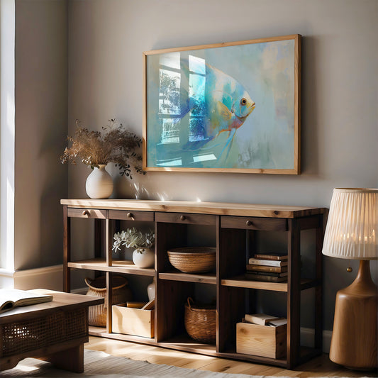 Azure Dancer In Tranquil Waters