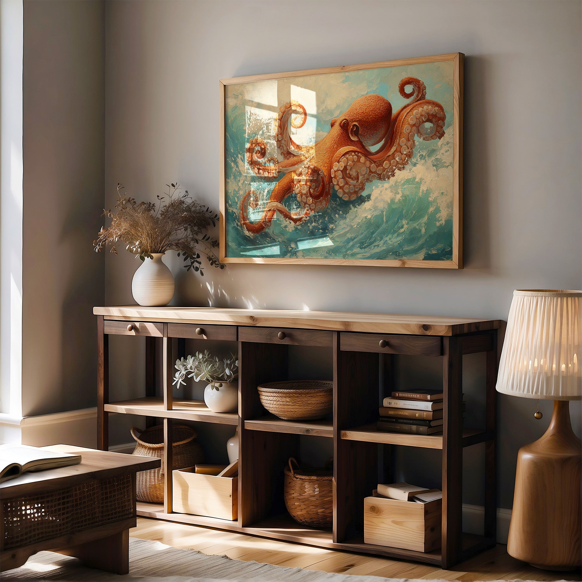 Copper Dancer Rides Turquoise Waves