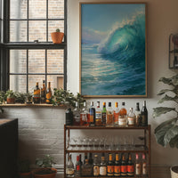 Coastal Memories Rest Against Leather