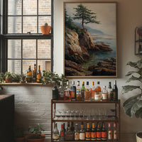 Lone Pine Clings To Coast