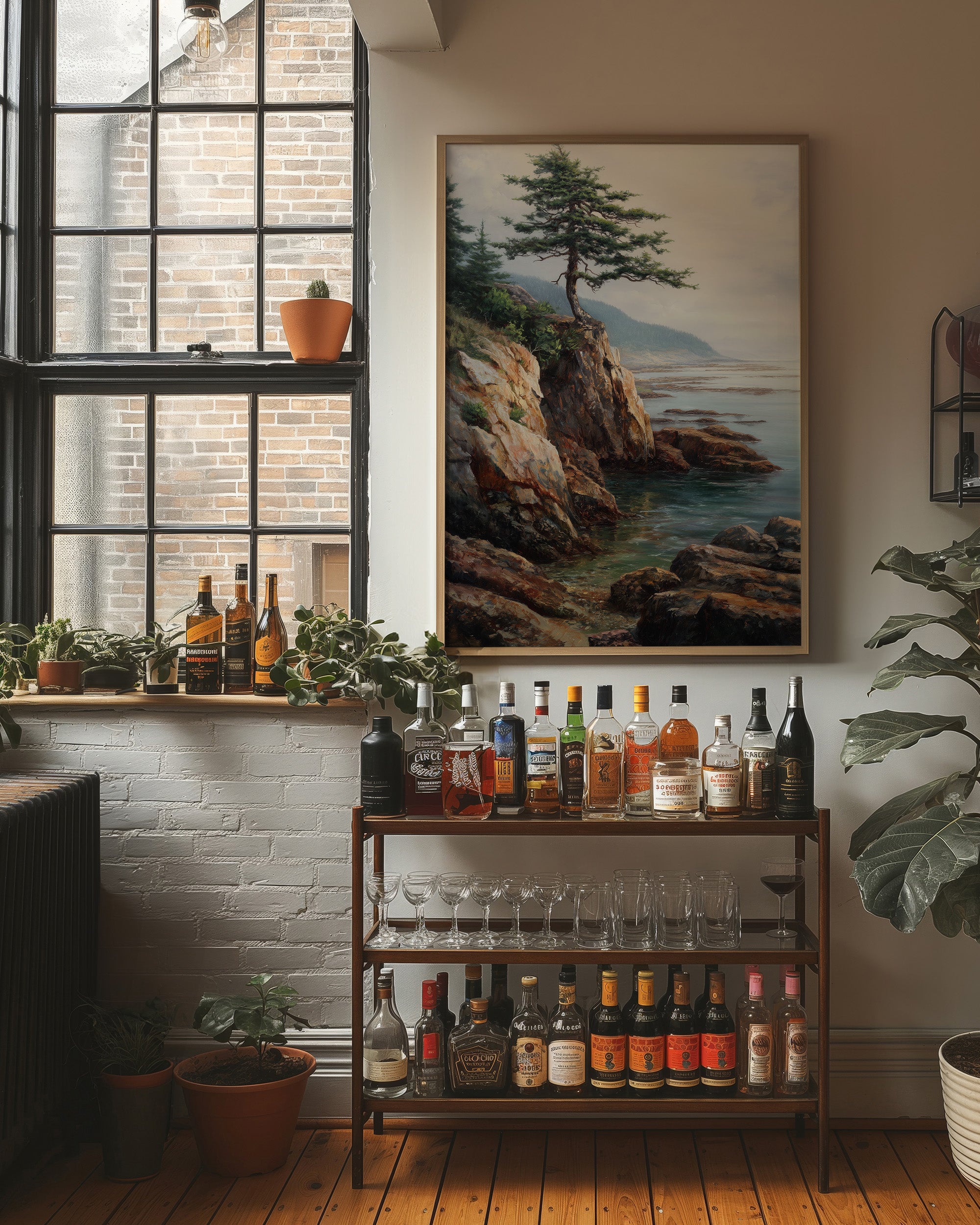 Lone Pine Clings To Coast