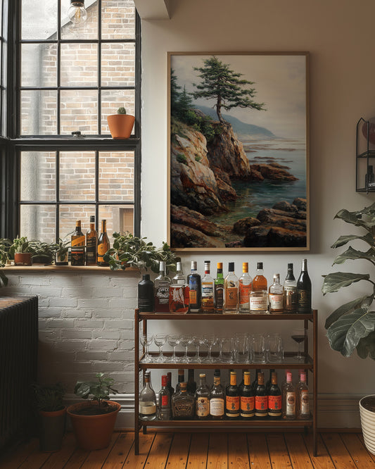 Lone Pine Clings To Coast