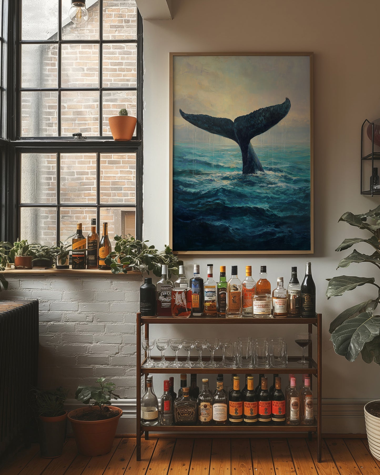 Ocean Giant Breaks Morning Tide