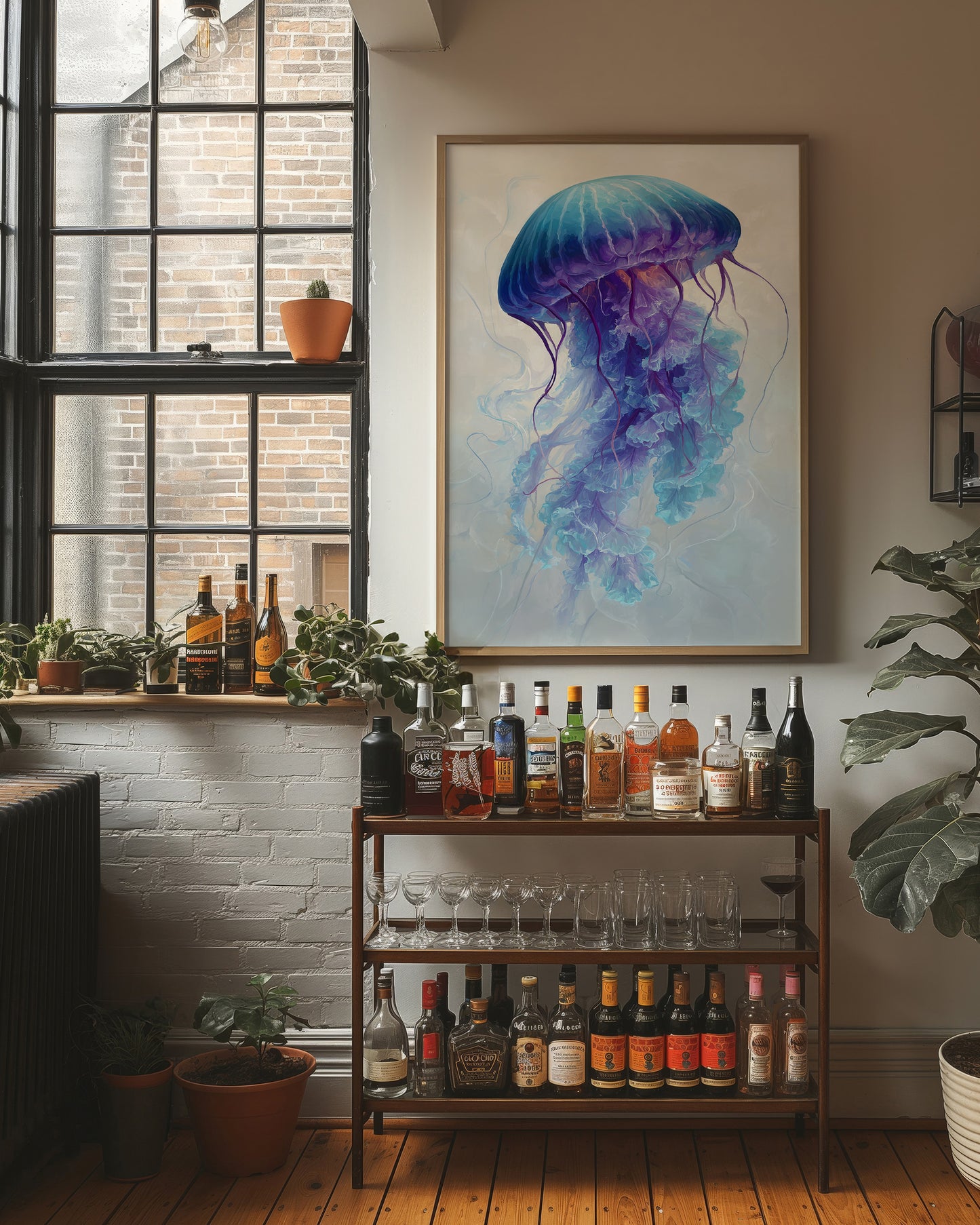 Ocean Depths In Violet Dance