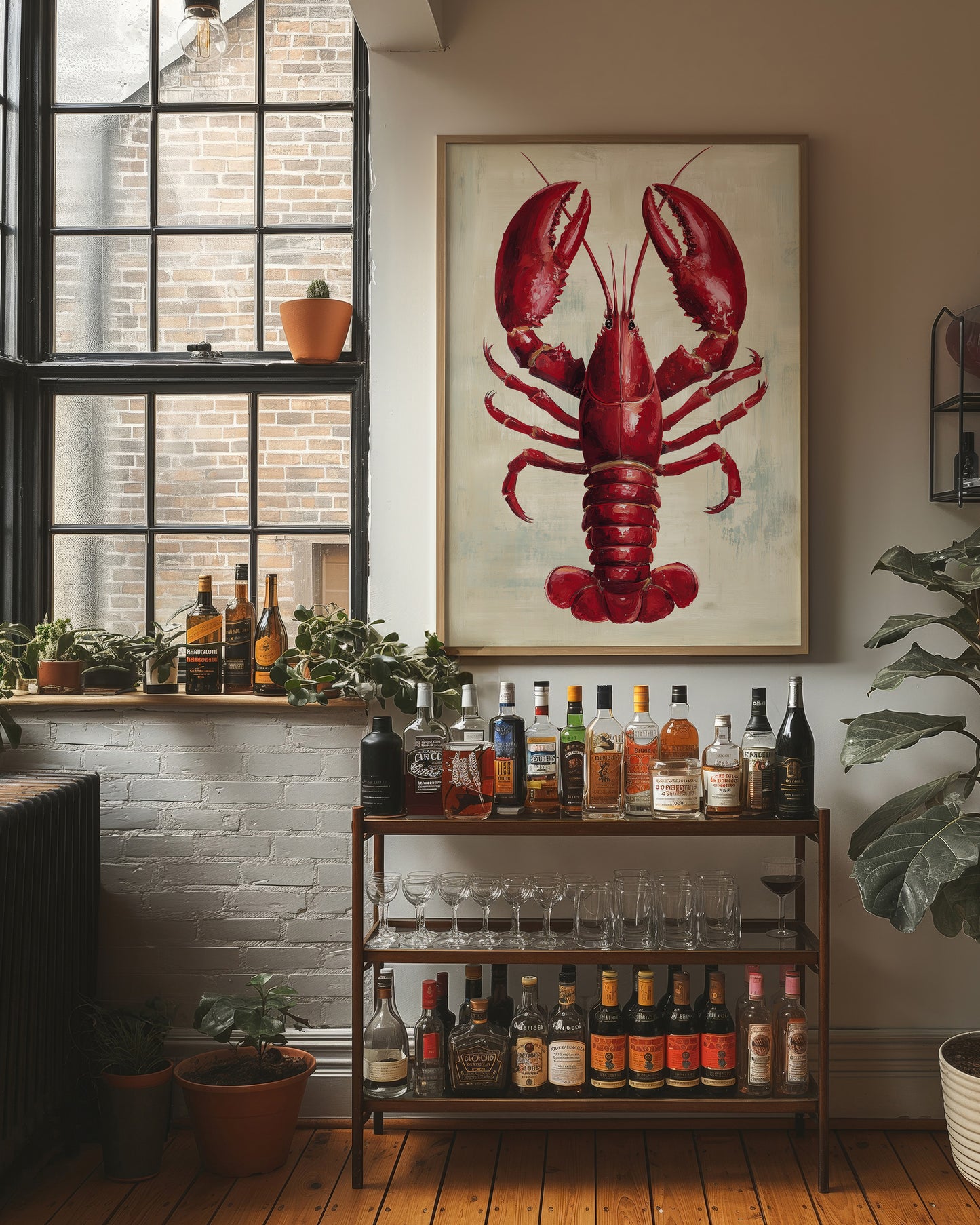 Crimson Catch From Maine Shores