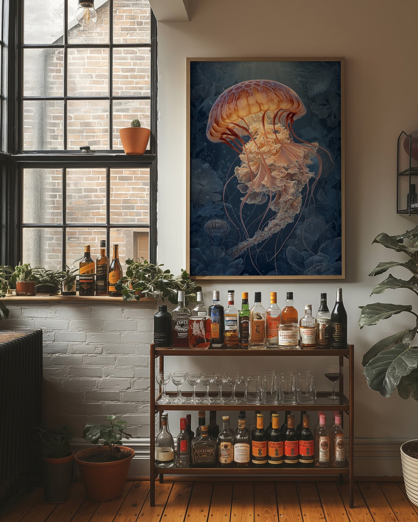 Luminous Dancer Of Ocean Depths