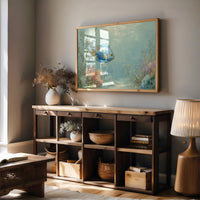 Blue Dancer In Coral Symphony