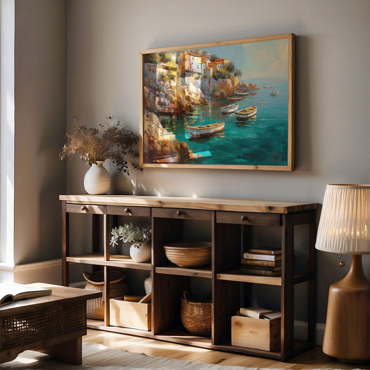 Cliffside Village Meets Azure Waters