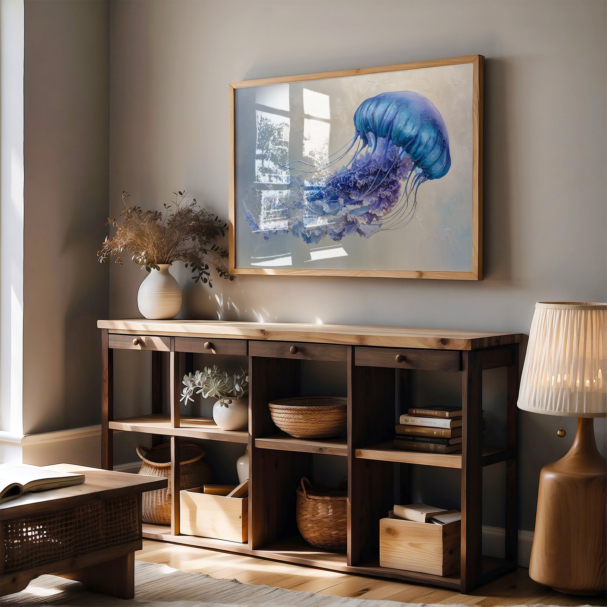 Ocean Ballet In Azure Depths