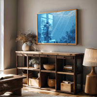 Ocean Explorer In Azure Depths