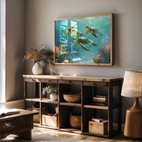 Ancient Voyagers Through Turquoise Depths