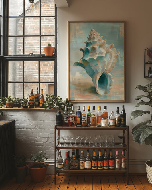 Ocean Memories In Wooden Frame