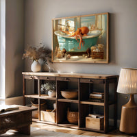 Octopus Takes A Turquoise Bath