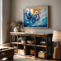 Ocean Dancer In Sunset Waves