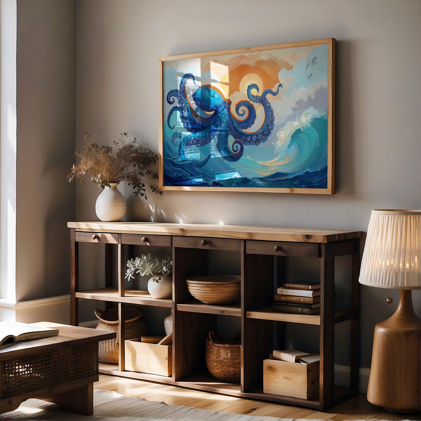 Ocean Dancer In Sunset Waves