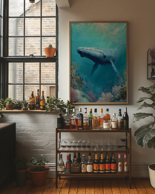 Gentle Giant Drifts Through Aqua