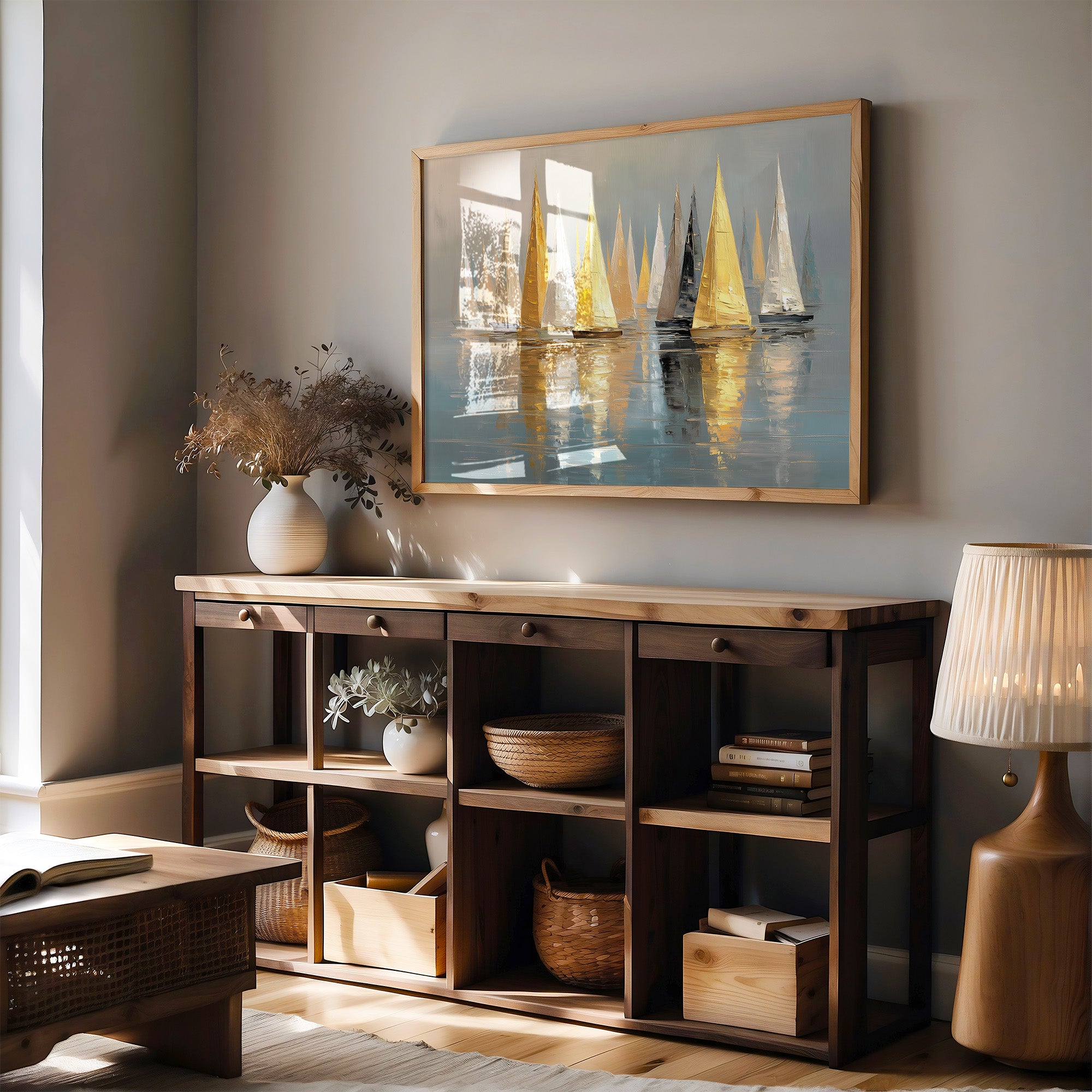 Golden Sails Dance At Dawn