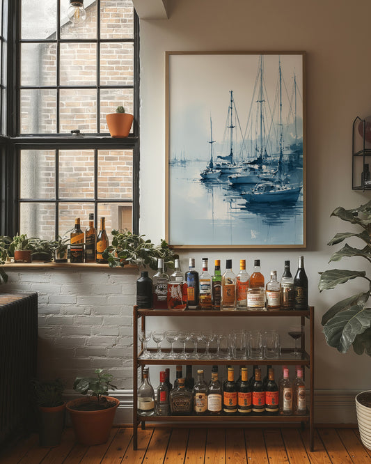 Harbor Mist On Quiet Waters