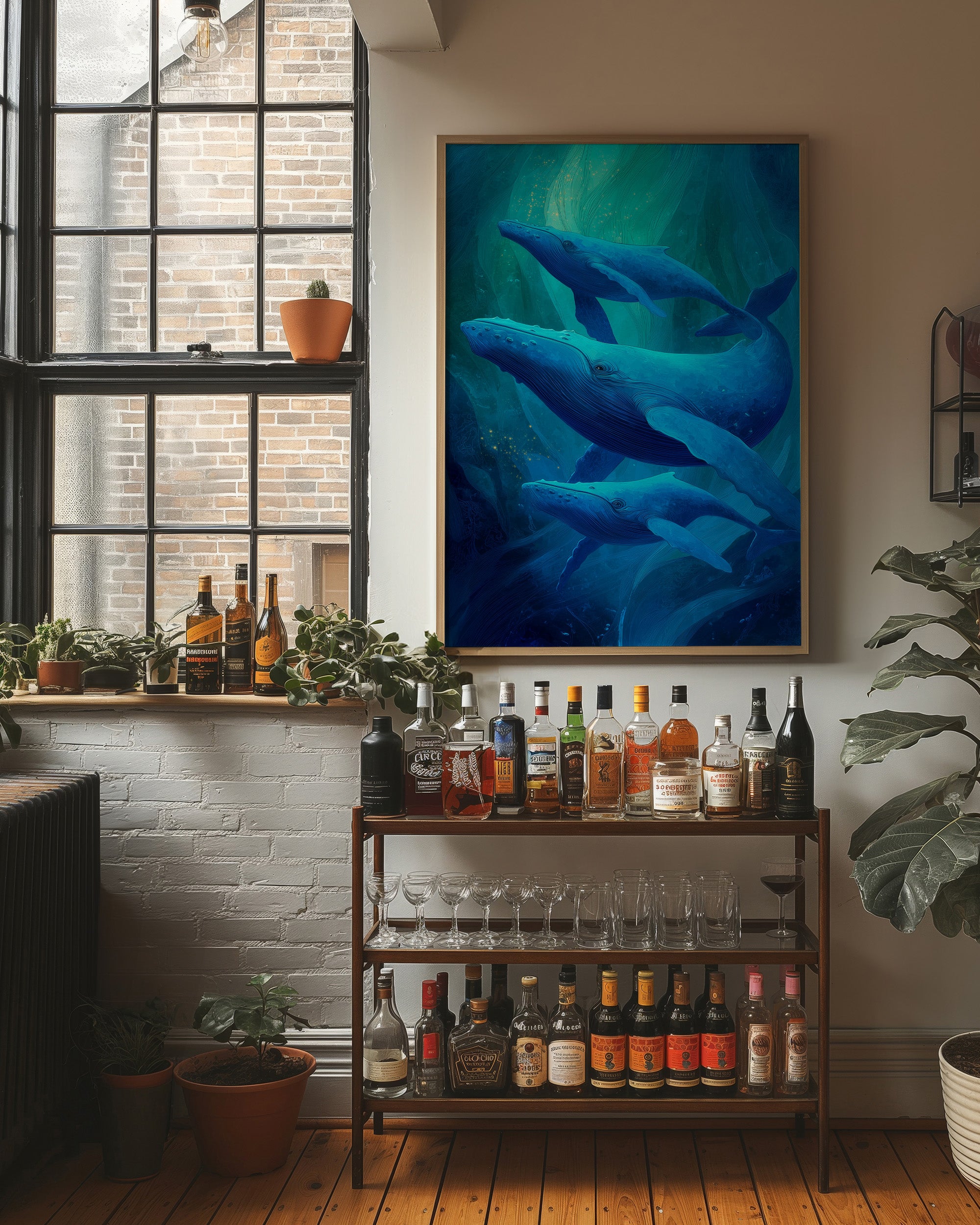 Gentle Giants Dance Through Cyan